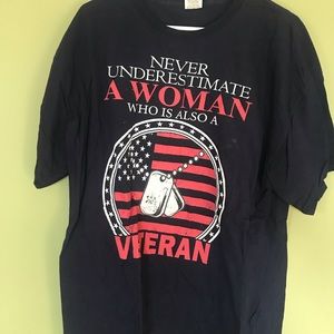 Woman veteran t-shirt
